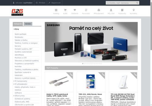 Zobrazit webové stránky B2B System, s.r.o.