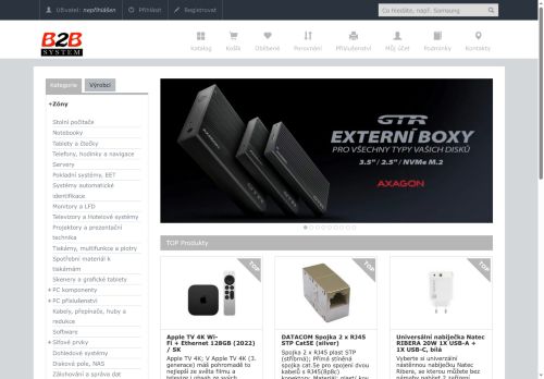 Zobrazit webové stránky B2B System, s.r.o.