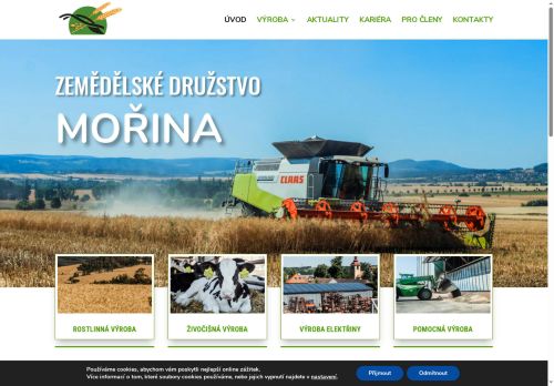 Zemědělské družstvo Mořina nabízí práci na pozici Technici agronomové v obci Mořina