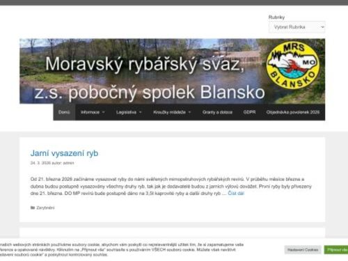 Moravský rybářský svaz, MO, Blansko