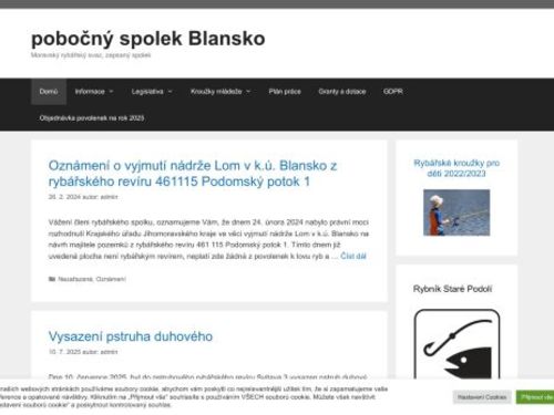 Moravský rybářský svaz, MO, Blansko