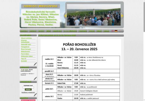 Zobrazit webové stránky Římskokatolická fara Mikulov