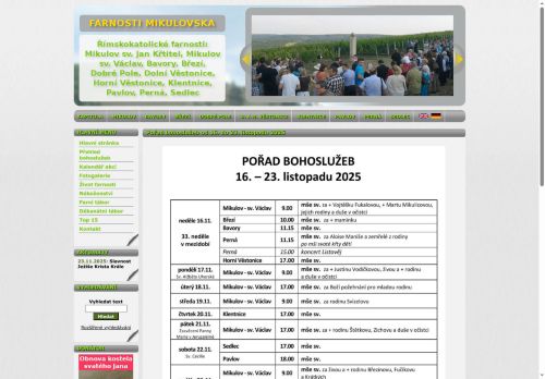 Zobrazit webové stránky Římskokatolická fara Mikulov