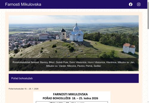 Zobrazit webové stránky Římskokatolická fara Mikulov