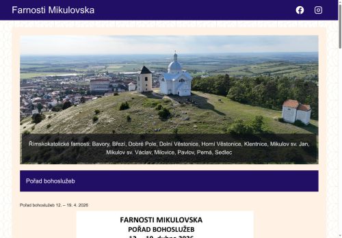Zobrazit webové stránky Římskokatolická fara Mikulov