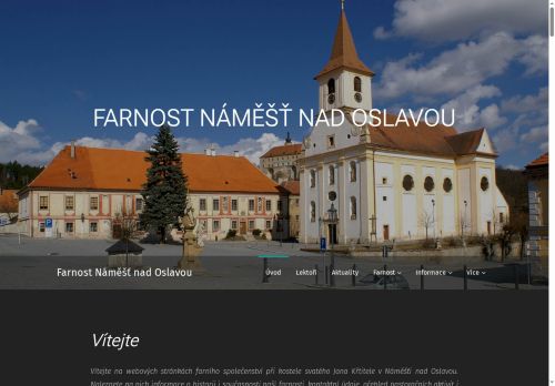 Zobrazit webové stránky Farnost Náměšť nad Oslavou