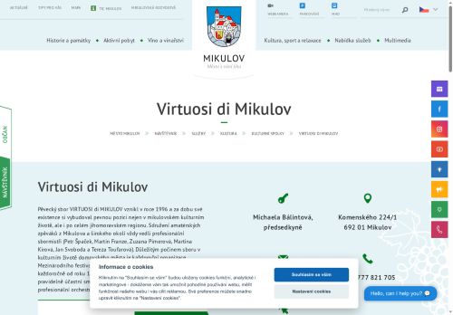 Zobrazit webové stránky Virtuosi di Mikulov