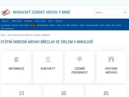 Státní okresní archiv Břeclav se sídlem v Mikulově