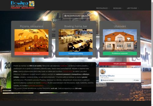 Zobrazit webové stránky Bowling sport centrum Mikulov