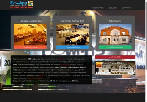 Zobrazit webové stránky Bowling sport centrum Mikulov