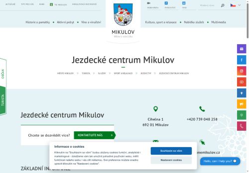 Zobrazit webové stránky Jezdecké centrum Mikulov