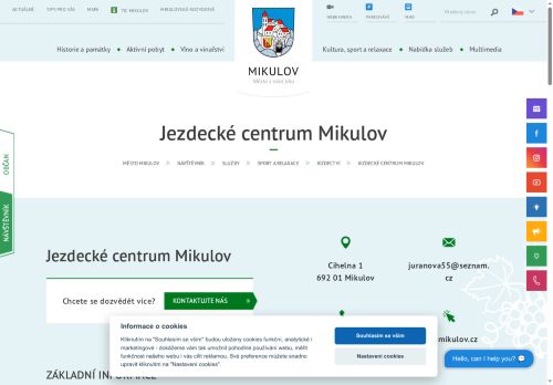 Zobrazit webové stránky Jezdecké centrum Mikulov