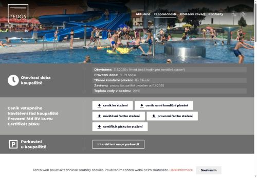 Zobrazit webové stránky Koupaliště Riviéra Mikulov