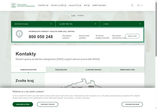 Zobrazit webové stránky OSSZ Blansko