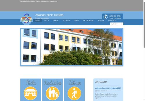 Zobrazit webové stránky Základní škola Sídliště Vlašim
