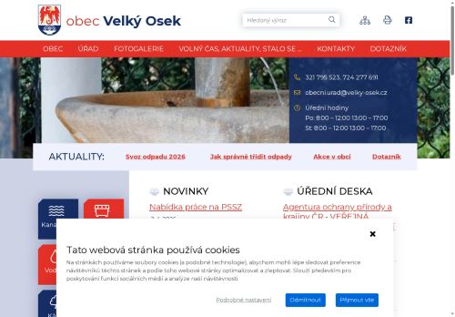 Zobrazit webové stránky Obecní úřad Velký Osek