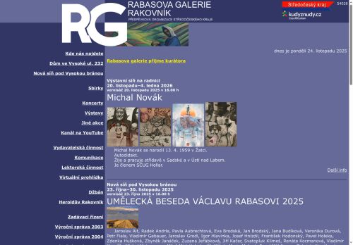 Zobrazit webové stránky Rabasova galerie