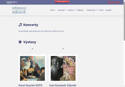 Zobrazit webové stránky Rabasova galerie