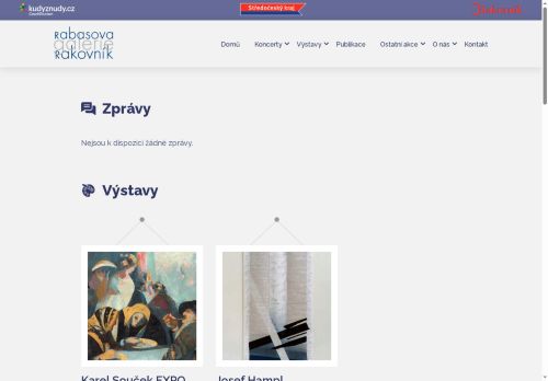 Zobrazit webové stránky Rabasova galerie