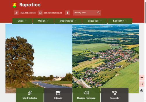 Zobrazit webové stránky Obecní úřad Rapotice