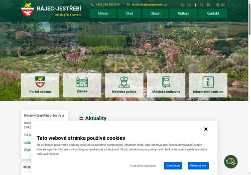 Zobrazit webové stránky Městský úřad Rájec-Jestřebí
