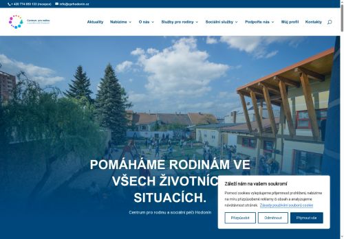 Zobrazit webové stránky Centrum pro rodinu a sociální péči Hodonín