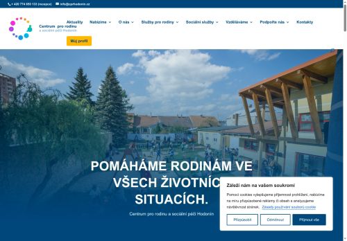 Zobrazit webové stránky Centrum pro rodinu a sociální péči Hodonín