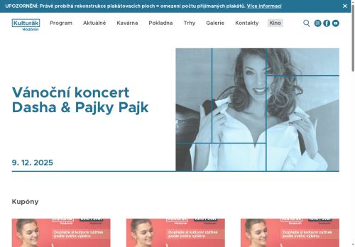 Zobrazit webové stránky Dům kultury Hodonín