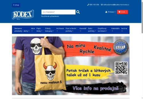 Zobrazit webové stránky KODEX, a.s.