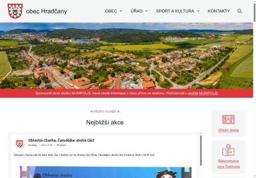 Zobrazit webové stránky Obecní úřad Hradčany