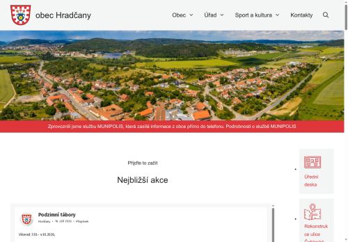 Zobrazit webové stránky Obecní úřad Hradčany