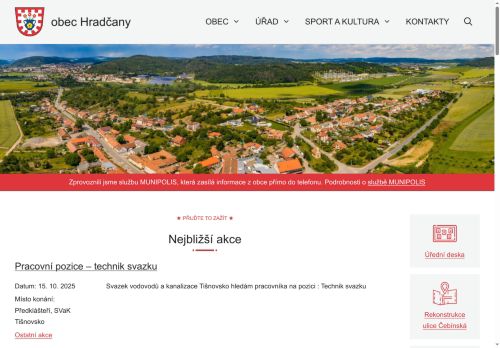 Zobrazit webové stránky Obecní úřad Hradčany
