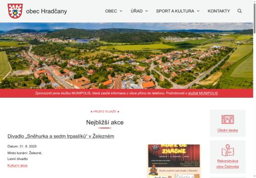 Zobrazit webové stránky Obecní úřad Hradčany