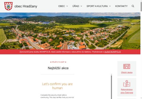 Zobrazit webové stránky Obecní úřad Hradčany