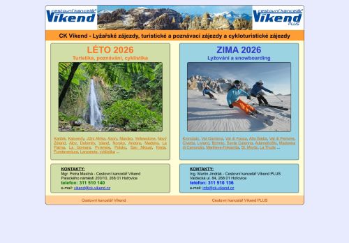 Zobrazit webové stránky Cestovní kancelář Víkend PLUS