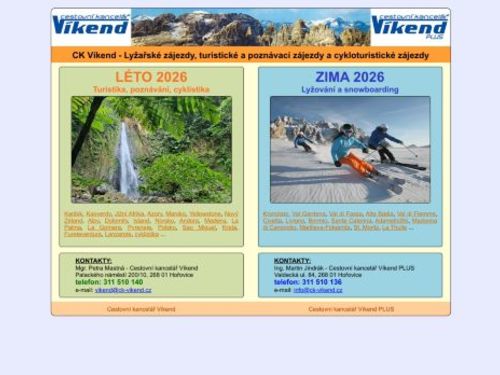 Cestovní kancelář Víkend