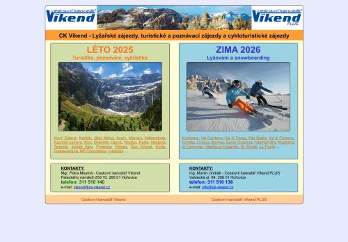 Zobrazit webové stránky Cestovní kancelář Víkend