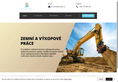 Zobrazit webové stránky Zemní práce - Autodoprava - Hana Humlová