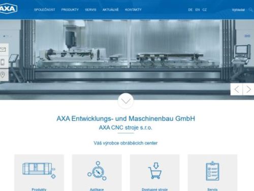 AXA CNC stroje, s.r.o.