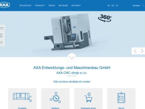 AXA CNC stroje, s.r.o.