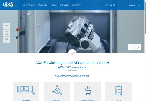 Zobrazit webové stránky AXA CNC stroje, s.r.o.