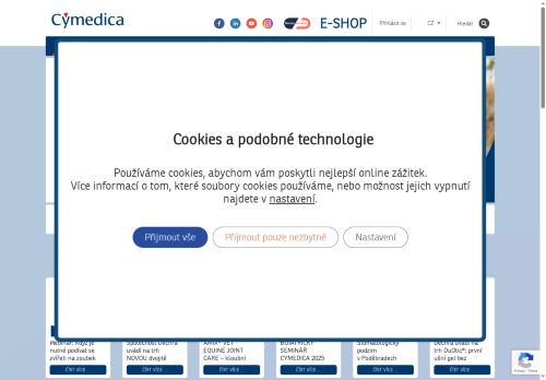 Zobrazit webové stránky Cymedica
