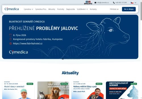 Zobrazit webové stránky Cymedica