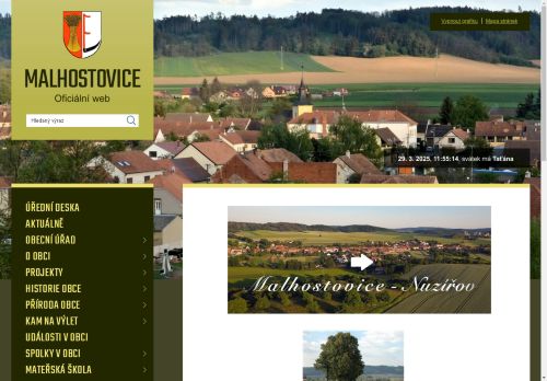 Zobrazit webové stránky Obecní úřad Malhostovice