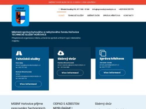 Městská správa bytového a nebytového fondu Hořovice