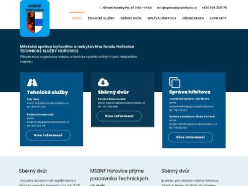Městská správa bytového a nebytového fondu Hořovice