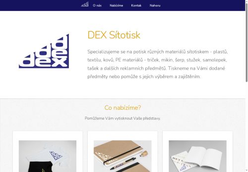 Zobrazit webové stránky Petr Zmrzlík - DEX-sítotisk