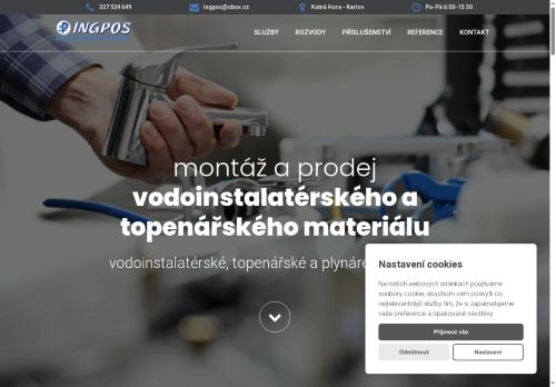 Zobrazit webové stránky INGPOS - Instalatér centrum