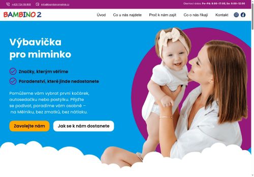 Zobrazit webové stránky Bambino 1 Mělník