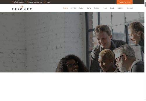 Zobrazit webové stránky TrioNET